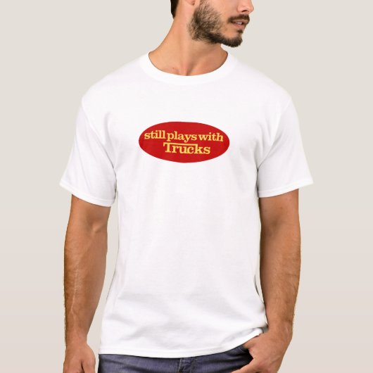 トラックが付いているまだ演劇 Tシャツ (正面)