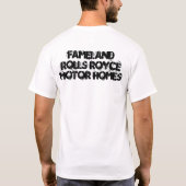 トラックでのハッピーキャンパーの戻転がり™ Tシャツ (裏面)