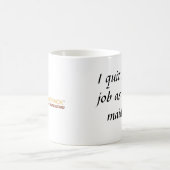 トラックで育てること- コーヒーマグカップ (中央)