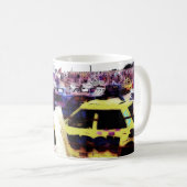 "トラックで"マグ コーヒーマグカップ (正面右)