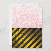 トラックとティアラスの誕生日パーティーの招待 招待状 (裏面)