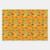 トラックとトラクタの紙 ラッピングペーパーシート (正面2)