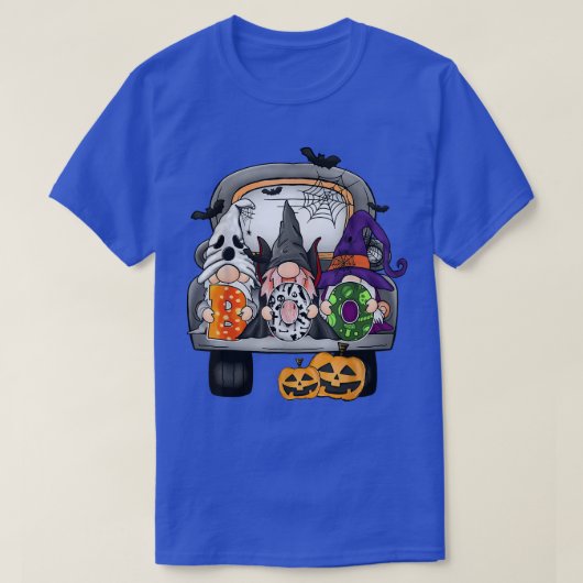 トラックとハロウィンおもしろいの仮装ブー格言 Tシャツ (デザイン正面)