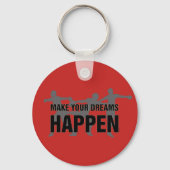 トラックとフィールドのディスカスロワーキーチェーンギフト キーホルダー (正面)