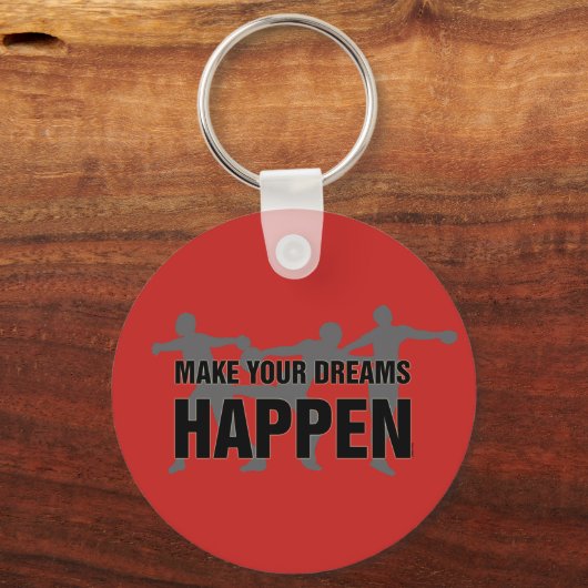 トラックとフィールドのディスカスロワーキーチェーンギフト キーホルダー (正面)