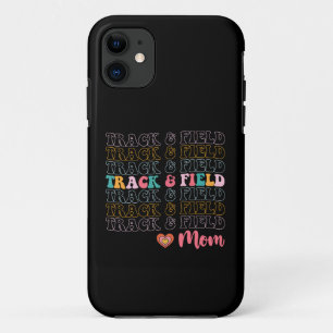 トラックとフィールドのママ グルービーなランニング マザーズデー iPhone 11 ケース