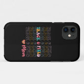 トラックとフィールドのママ グルービーなランニング マザーズデー Case-Mate iPhoneケース (裏面(横))
