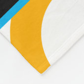 トラックとフィールドの抽象芸術 フリースブランケット (角)