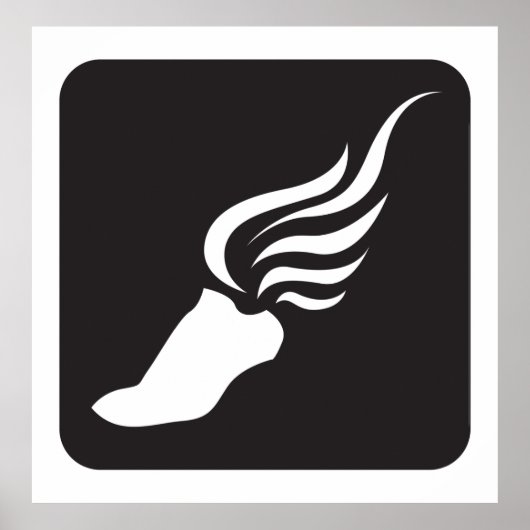 トラックとフィールドアイコン ポスター (正面)