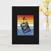 トラックとフィールド – それを乗り越える カード (黄色い花)