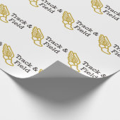 トラックとフィールド ラッピングペーパー (角)