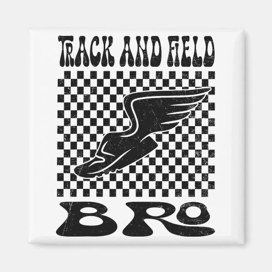 トラックとフィールドBroマザーズの日 マグネット (正面)