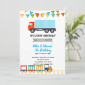 トラックと列車のジョイントパーティー 招待状 (スタンド正面)