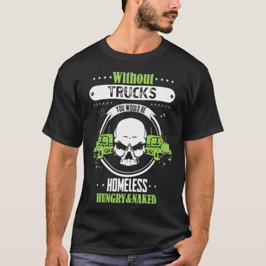 トラックなし背景 Tシャツ (正面)
