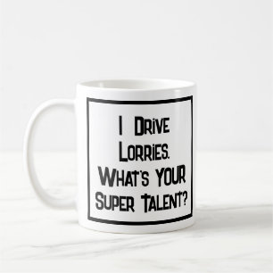 トラックのすごい運転士の才能。コーヒーマグ コーヒーマグカップ