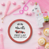 トラックのまわりに誕生日プレート ペーパープレート (パーティー)