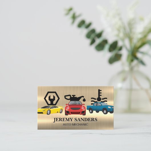 トラックのエキゾチックとスポーツカー | 自動サービス 名刺 (スタンド正面)