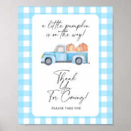 トラックのカボチャ – 来ありがとう ポスター
