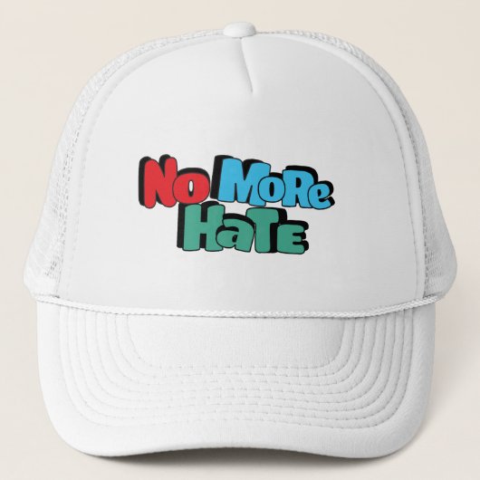トラックのキャップ:これ以上の憎しみはない キャップ (正面)