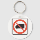 トラックのサイン車のキーチェーンなし キーホルダー (裏面)