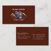 トラックのトラックと物流 名刺 (正面/裏面)