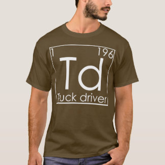 トラックのトラックの運転手トラックの定期的な要素 Tシャツ