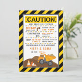 トラックのベビーシャワー招待状 招待状 (スタンド正面)