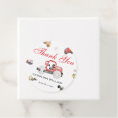 トラックのベビー建築のベビーシャワー フェイバータグ (インサイチュ)