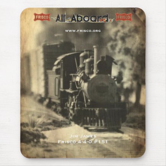 トラックの下のFrisco 151 Rollin マウスパッド (正面)