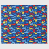 トラックの作業 ラッピングペーパー (フラット)