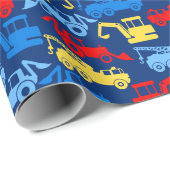 トラックの作業 ラッピングペーパー (ロールコーナー)