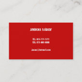 トラックの名刺 名刺 (裏面)