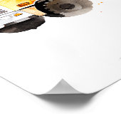 トラックの壁アートをダンプ ポスター (角)