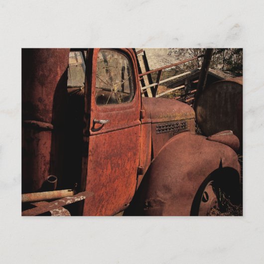 トラックの放棄 ポストカード (正面)