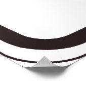 トラックの標識なし ポスター (角)