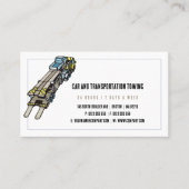 トラックの牽引サービス |いつでもどこでも曳航 名刺 (正面)