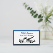 トラックの牽引サービス 名刺 (スタンド正面)