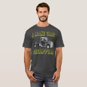 トラックの牽引ドライバー私は車を消す Tシャツ (正面フル)