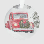 トラックの犬 オーナメント (正面)