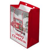 トラックの犬 ミディアムペーパーバッグ (正面アングル)