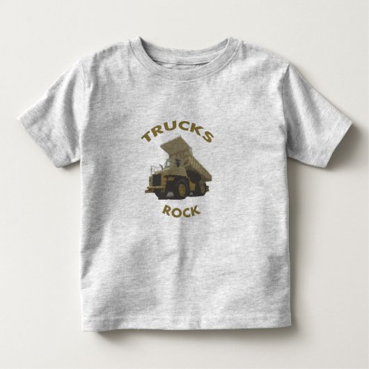 トラックの石 トドラーTシャツ (正面)