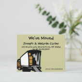 トラックの移動 – 引っ越しました発表カード 案内状 (スタンド正面)