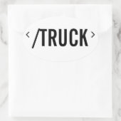 トラックの終了/戻り、HTMLスタイル! 楕円形シール (バッグ)