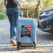トラックの荷台のデカール バージョン1 シール (スーツケースインサイチュ)