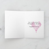 トラックの記念日犬 カード (内部)