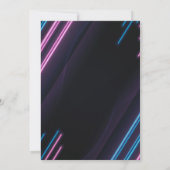 トラックの誕生日パーティーでのゲーム 招待状 (裏面)