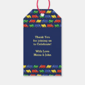 トラックの赤ちゃんシャワー ギフトタグ (裏面)