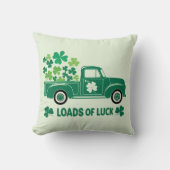 トラックの運のロードSt Patrick's Day クッション (正面)