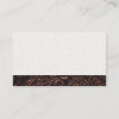 トラックの運搬の岩と材料 名刺 (裏面)