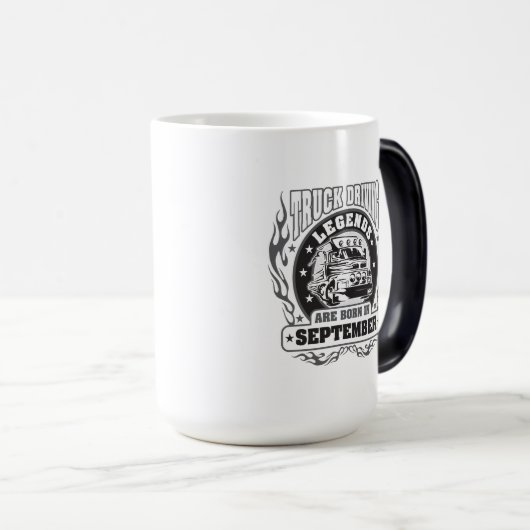 トラックの運転レジェンド生まれは9月 モーフィングマグカップ (正面右)